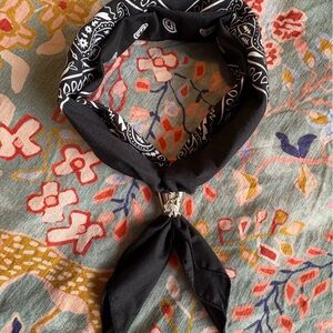 🤠 Vintage Western Dance Couple Scarf Slide (80s/90s)